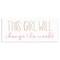 Stupell Industries Girl Power Motivational Phrase Wall Plaque Art